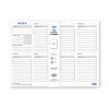 A4 Tear Off Weekly Planner | Comprehensive Weekly To Do List | For Office, Home & School | 50 Sheets Per Pad, 80 GSM | TOPA4W1